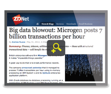Big data blowout: Microgen posts 7 billion transactions per hour