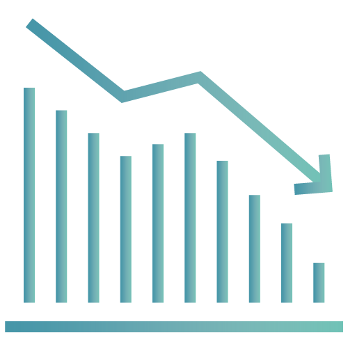 SMS Cost reduction icon