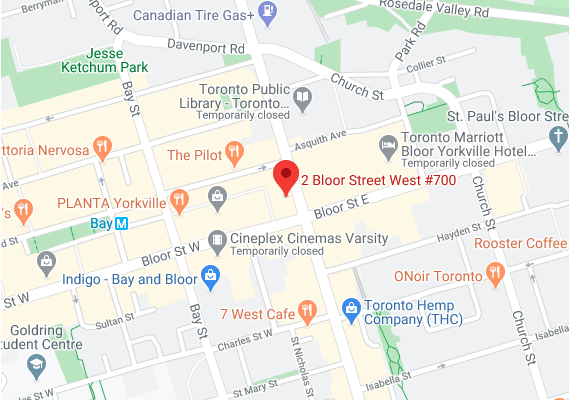 map-Toronto, Canada