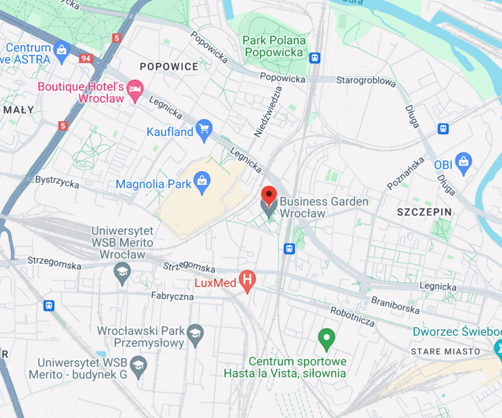 map-Wroclaw, Poland
